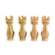 thumbnail image 1 of 4x Clip De Dibujos Animados De Gato Pin De Ropa Durable Portátil Para Calcetines Camping Home Yellow, 1 of 2