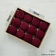 thumbnail image 4 of Pack 12 8CM Esferas Bambalinas De Terciopelo Adornos Navidad Rojo Verde, 4 of 4