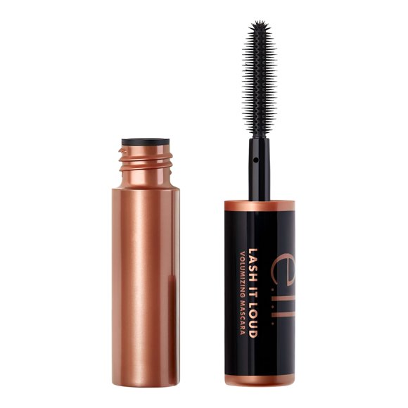 Máscara e.l.f. Lash It Loud Mini Negra Vegana