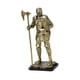 thumbnail image 5 of Figura De Caballero Coleccionable, Artesanía, Escultura Para Entrada, Dormitorio, Oficina, Oro, 5 of 5