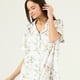 thumbnail image 1 of Camisola de Dormir Sport Manga Corta Blanco Flor, 1 of 5