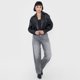 thumbnail image 4 of Chaqueta Mujer Biker Ecocuero Tachas Negro Corona, 4 of 5