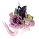 thumbnail image 3 of coche de la boda flor de seda artificial y decoración del partido de la cinta polvorienta rosa, 3 of 5