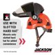 thumbnail image 2 of Visor facial Jackson Safety tono 5 antiempañante negro, 2 of 9