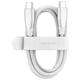 thumbnail image 1 of Cable USB-C INSIGNIA 1,2 m 20 Gbps de nailon trenzado blanco, 1 of 8