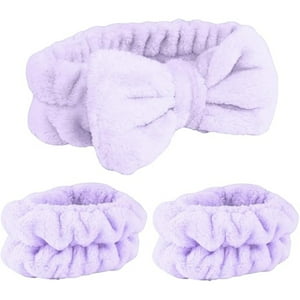 Veatool - Cinturones Y Muñecas Para El Cuidado Facial Y El Maquillaje, Fundas De 3 Piezas, Accesorios Para Fijar El Cabello, Uso De Lavado Facial, Cuidado Facial Y Uso De Maquillaje