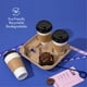 thumbnail image 4 of Bandejas Transportadoras De Bebidas Desechables 4 Tazas Paquete De 45, 4 of 7