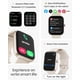 thumbnail image 2 of Reloj inteligente TOOBUR Alexa con pantalla HD integrada IP68 de 1,91", color beige, 2 of 6