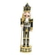 thumbnail image 2 of Figuras De Cascanueces Hechas A Mano, Estatuilla Tradicional Para Sala De Estar, Hogar, Oro, 2 of 5