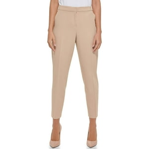 Pantalones Tommy Hilfiger Sloane, Cintura Elástica En La Espalda Y Tobillo, Color Arena