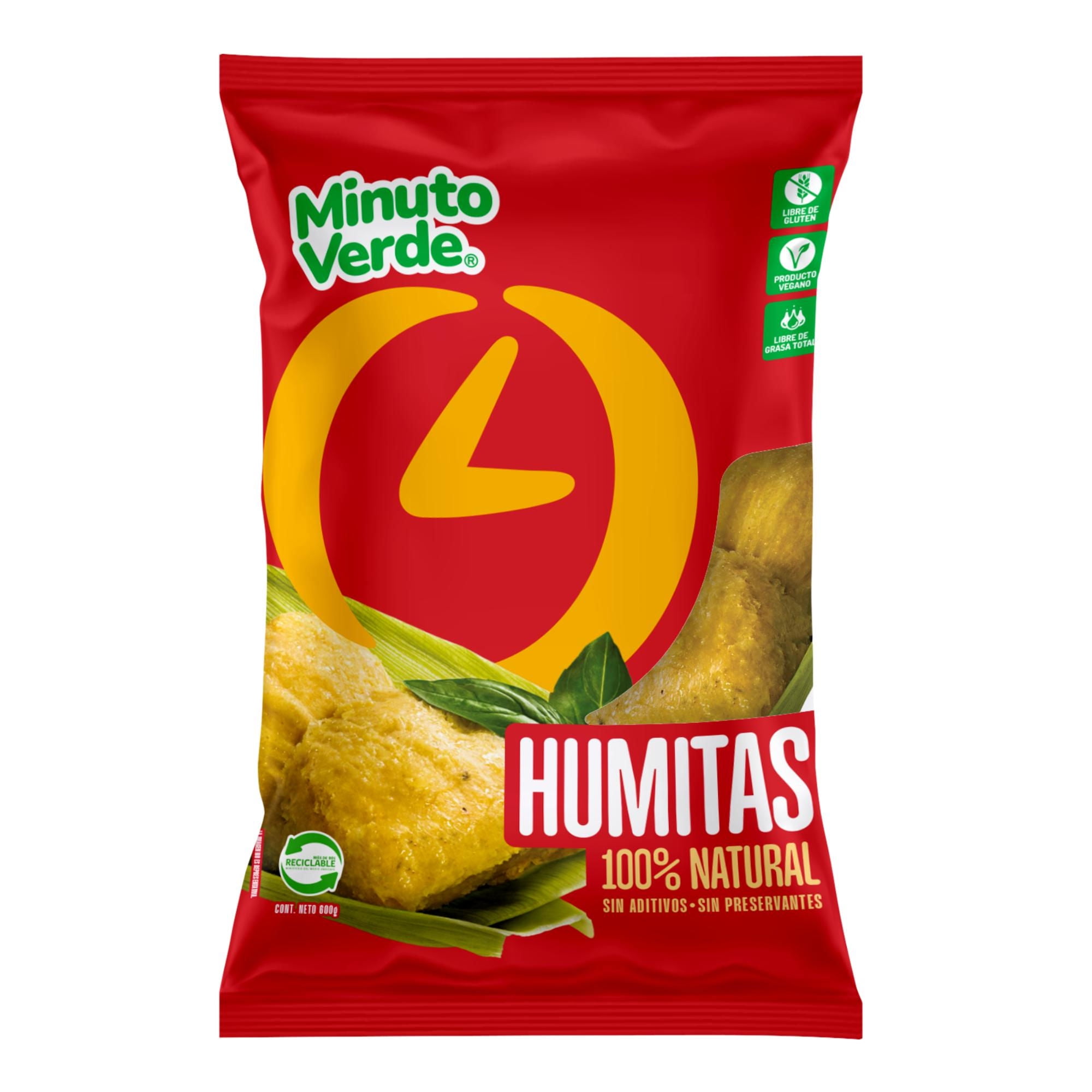 Humitas Congeladas Bolsa 600 g Minuto Verde