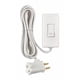 thumbnail image 1 of Interruptor regulador deslizante Leviton, blanco, 150/300 W, enchufable, paquete de 1, 1 of 2