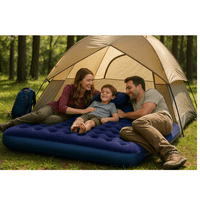 Genérico - Colchón Cama Inflable 2 Plazas 2 Almohadas Inflador Bestway
