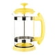 thumbnail image 1 of Prensa Francesa Cafetera Resistente Al Calor Vidrio De Borosilicato Oficina Hogar Amarillo, 1 of 2
