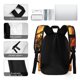 thumbnail image 5 of Doom Eternal-theme Backpack, Campus style schoolbag Bookbag with Adjustable Shoulder Straps And Large Zip Compartment, Unisex Travel Bags.42x30x15cm, 5 of 6