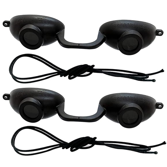 Gafas de bronceado Super Sunnies EVO FLEX, paquete de 2, negras