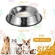 thumbnail image 2 of Cuenco para Perros de Acero Inoxidable Uxcell, Cuenco para Comida y Agua de Perro con Base de Silicona Antideslizante, 2 of 7
