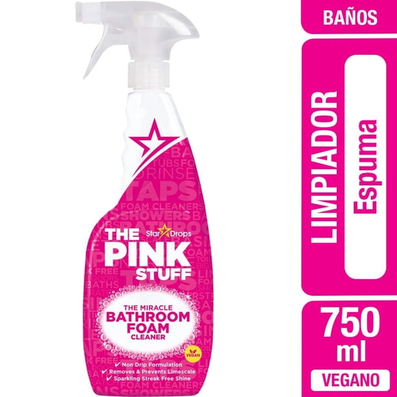 Limpiador Baño Espuma Desinfectante Botella Gatillo, 750 ml