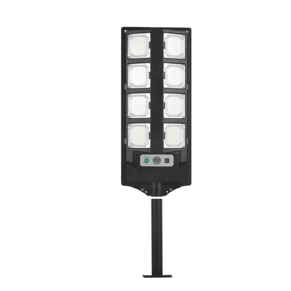 Foco Solar LED 800W CBK BK260-8 - 8 Paneles de Alta Luminosidad + Control Remoto - Resistente al Agua