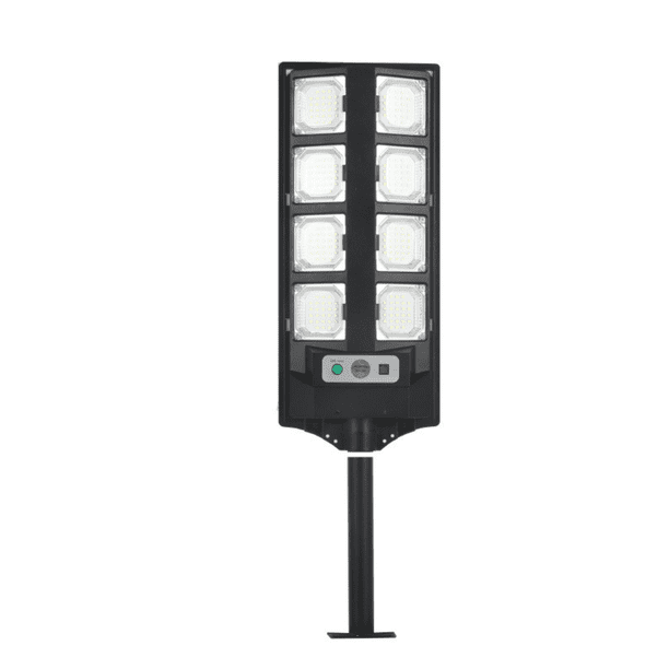 Foco Solar LED 800W CBK BK260-8 - 8 Paneles de Alta Luminosidad + Control Remoto - Resistente al Agua