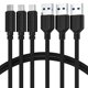 thumbnail image 1 of Cable SABRENT Premium, paquete de 3 unidades, 22 AWG, 1 m, USB-C a USB A 3.0, 1 of 7
