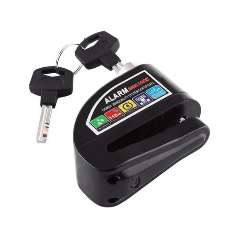 Genérico - Candado Moto Alarma Freno De Disco Y Bicicleta 110Db