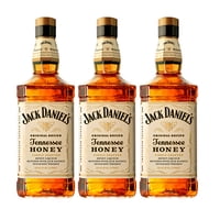 Pack Whiskey Jack Daniels X3 Honey 750Ml