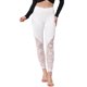 thumbnail image 1 of Estilo de Leggings de Encaje para Mujeres, Cintura Elástica, Ajustados, Transparentes, Pantalones Delgados XL Blanco, 1 of 6