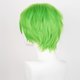 thumbnail image 3 of Peluca Aicos Corta Verde en Capas para Cosplay de Anime y Fiesta, 3 of 9