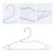 thumbnail image 3 of REGALWOVEN 30 Paquete de Perchas de Plástico con Gancho Antideslizante, Perchas Ahorra Espacio para Ropa, Armario, Abrigos, Pantalones o Camisas Azul, 3 of 6