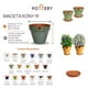 thumbnail image 3 of Set de 2 Maceta Kony 19cm Terra Verde y sus platos, 3 of 3