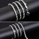 thumbnail image 5 of 1pc Trendy Twisted Titanium Steel Necklace for Men and Women - Fashionable Jewelry Accessory, 5 of 5