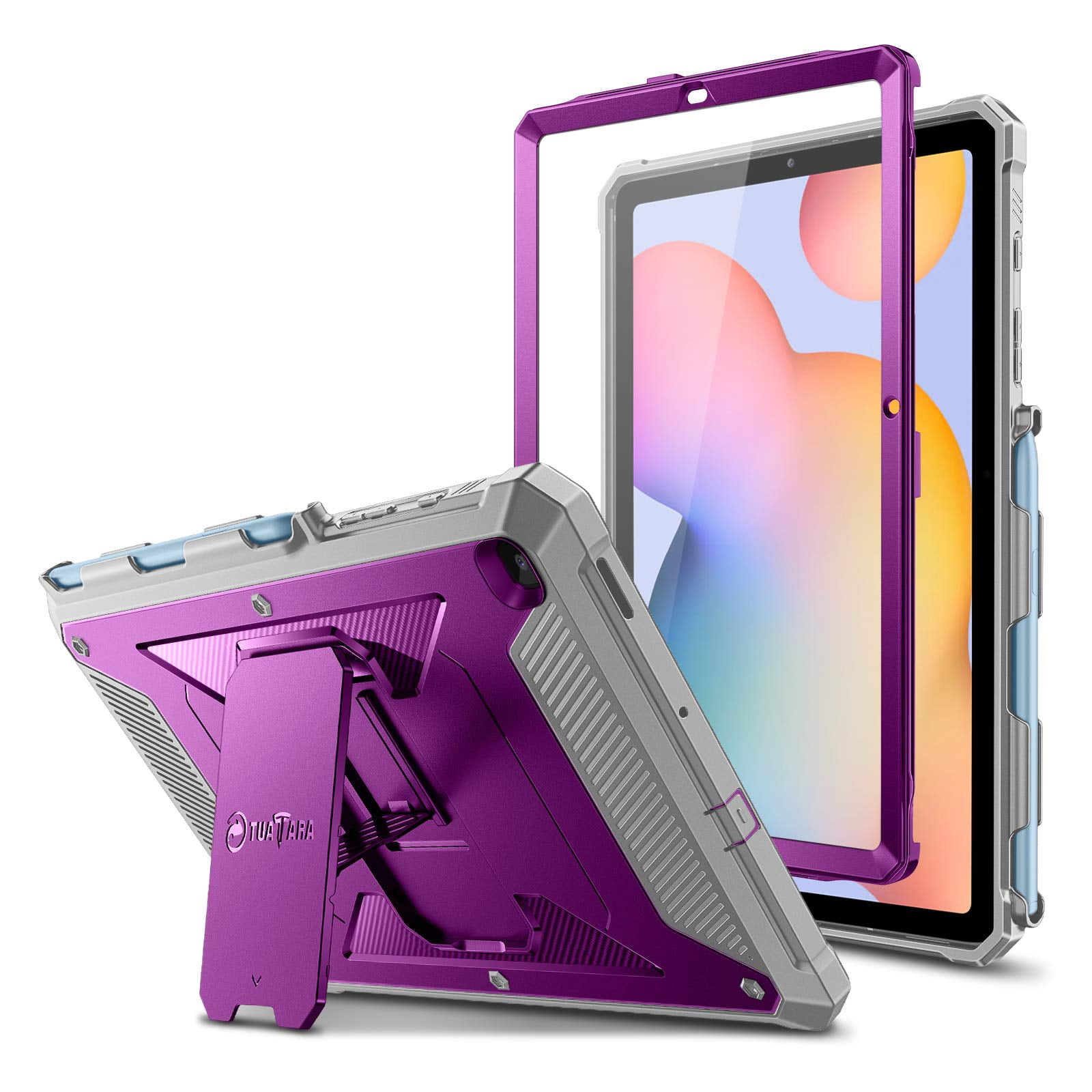 Funda Fintie A Prueba De Golpes Para Samsung Galaxy Tab S6 Lite 10.4", Color Morado
