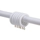 thumbnail image 3 of Set Simple De Barra Para Cortina 1,50 Mt Fijo De Madera Diámetro 25 Mm Terminal Bola Color Blanco, 3 of 6