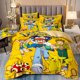thumbnail image 1 of x743 Bed SheetsJapanese Anime Bedding Sets for Children's Set Room Decoration,Anime Pikachu Quilt Cover,Children's Holiday Gifts 3-Piece Bedding Set (1 Duvet Cover + 2 Pillow Shams) nj743, 1 of 5