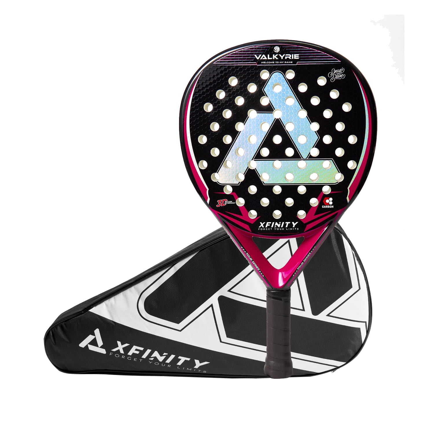 Xfinity - Pala Padel Valkyre Carbono - (incluye Funda)