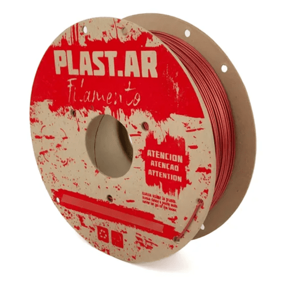 Filamento Impresora 3D Plastar PLA 1.75 mm 1 kg Rojo