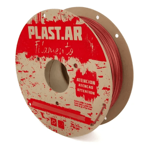 Genérico - Filamento Impresora 3D Plastar Pla 1.75 Mm 1 Kg Rojo