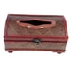 thumbnail image 3 of caja de pañuelos vintage cajas de papel creativo de madera home case servilletero caja a cuadros, 3 of 5