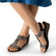 thumbnail image 3 of Sandalias Pilar Negro Weide, 3 of 8