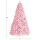 thumbnail image 3 of Árbol de Navidad Topeakmart artificial rosa de 2,3 m con soporte, 3 of 3