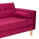 thumbnail image 4 of Sofa Retro 3c Felpa 05 Burdeo, 4 of 6