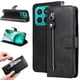 thumbnail image 3 of Funda con Cremallera para Honor X8C, Carcasa Cartera de Cuero PU con Soporte y Tarjetero, 3 of 5
