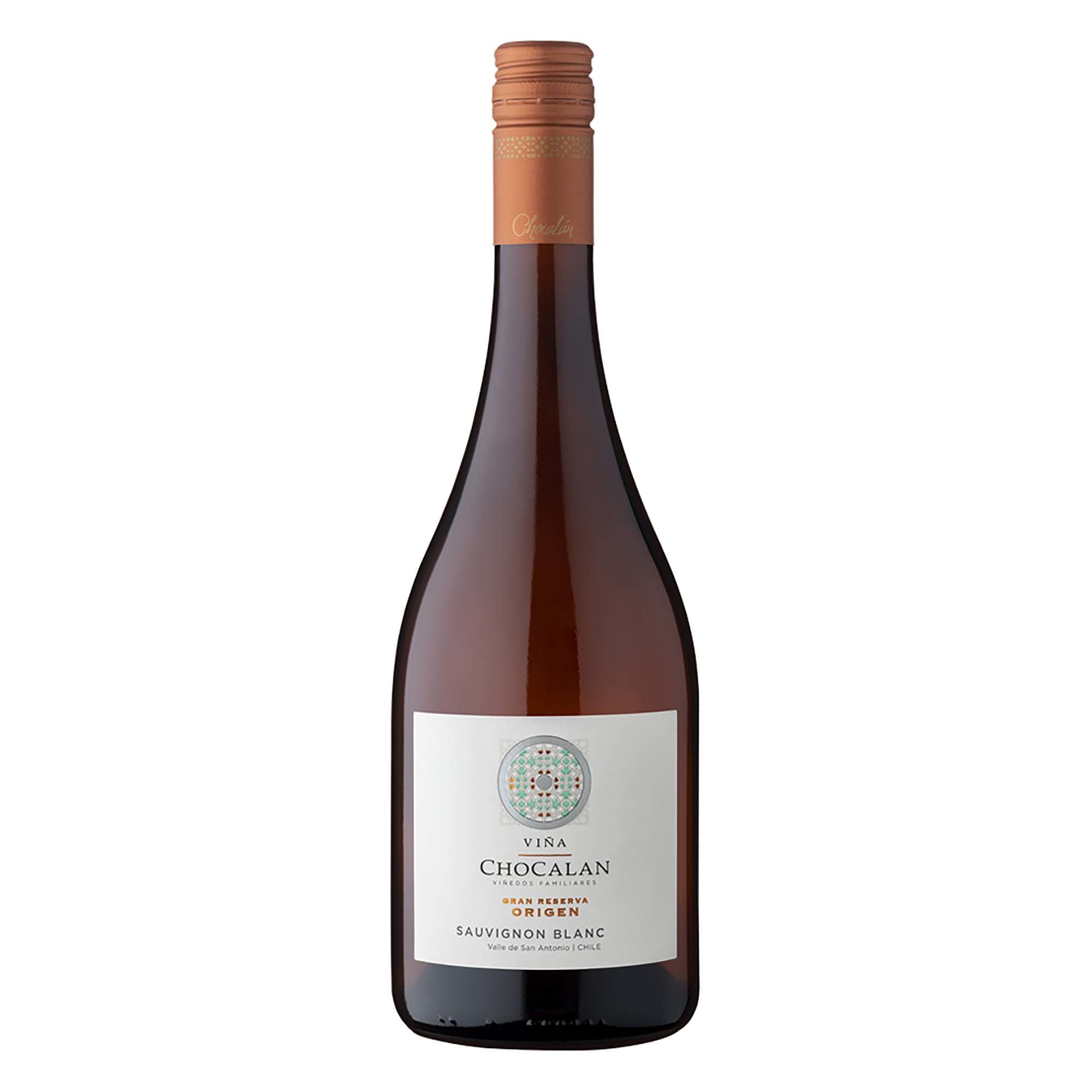 Vino Blanco Sauvignon Blanc Gran Reserva 13° Botella 750 ml Chocalan