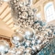 thumbnail image 5 of Balloon PartyWoo, paquete de 155 unidades, plata metalizada, con kit de arco, 5 of 7
