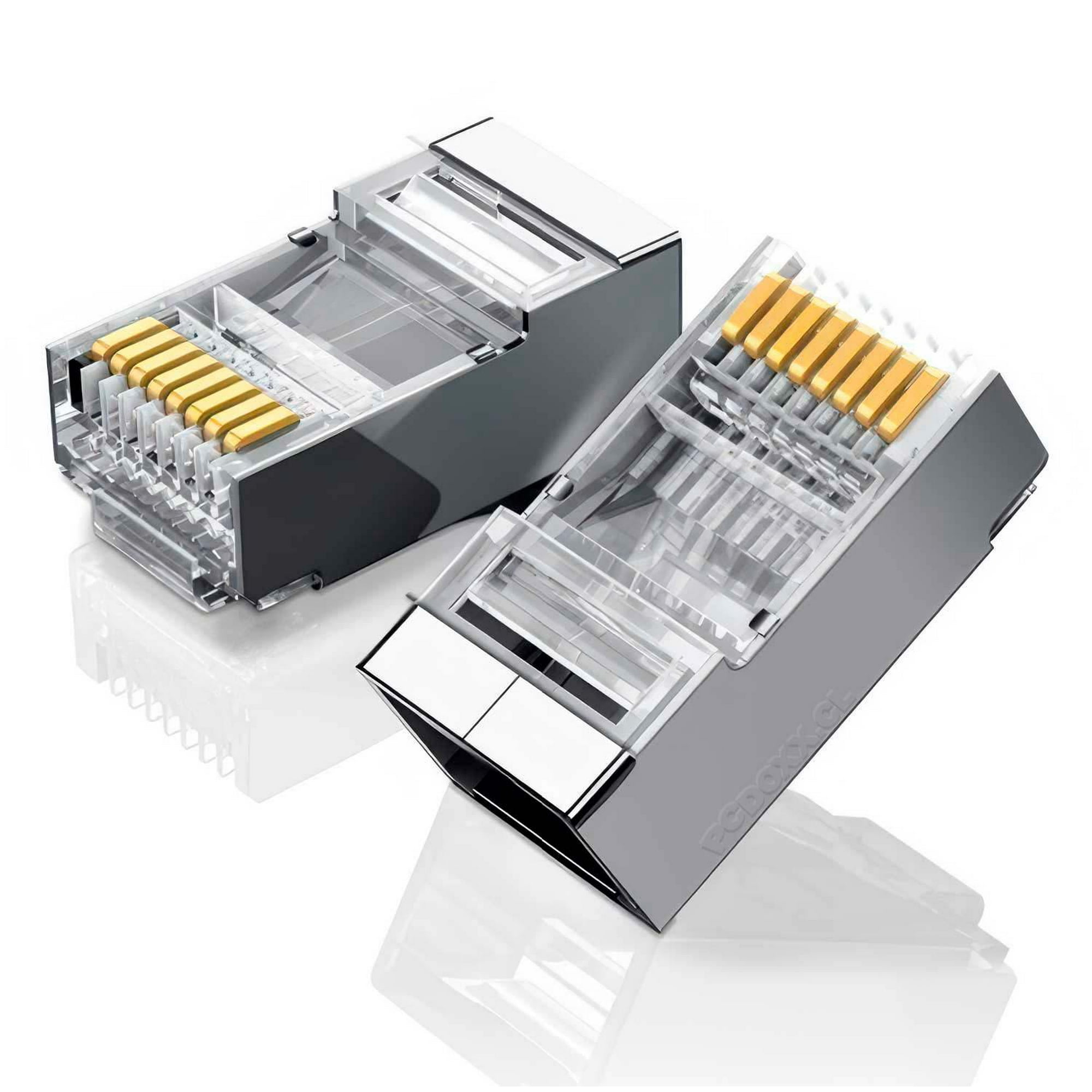 Gen - 10x Conector Red Rj45 Metal Cat 6 Terminal Categoria 6 Multicolor