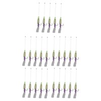 Magideal - Aparejos De Pesca Aparejos De Pesca Señuelos De Pesca Luminosos Gancho De Cuerda Para Peces Pequeños Fundido Gatos Pequeños Para Agua Dulce Y Salada 22Mm X 10Mm