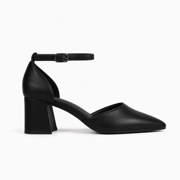 Zapato Mujer En Punta Taco Cuadrado 5275