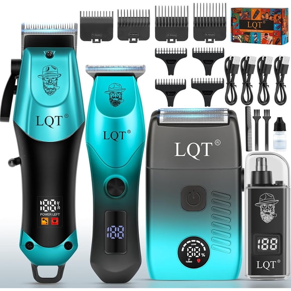 Cortapelo LQT Kit 4 en 1 T-Blade 2000 mAh USB