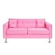 thumbnail image 1 of Sofa New Retro 3c Felpa 12 Rosado, 1 of 6